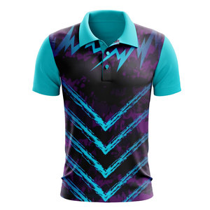 Camiseta de Polo de Golf Personalizada de Poliéster y Elastano con Impresión Digital por Sublimación - Product Image 3