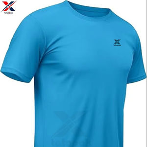 Camiseta Básica de Cuello Redondo para Hombre, Personalizada con Impresión Digital, Color Liso, Sin Marca, Tejido Suave, 100% Algodón, Holgada, 240g, Casual - Product Image 1