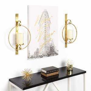 Applique Murale Moderne en Métal Noir et Verre, Cadre Circulaire Élégant, Construction Robuste, Lumière Douce, Décoration Intérieure Raffinée - Product Image 5