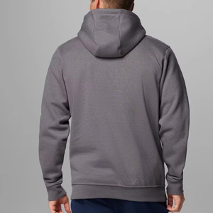 Sudadera con Capucha Gris Carbón para Hombre, Sudadera de Algodón Grueso Premium, Estilo Casual Minimalista, Ropa de Calle, Moda Cálida para Invierno - Product Image 2