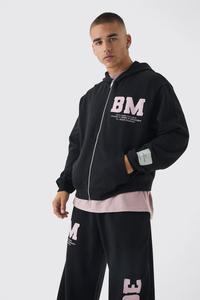 Pulls à capuche personnalisés en gros pour hommes, coupe oversize et carrée, avec appliqué à bords bruts, en molleton 100% coton, design numérique, dernière collection hiver, pour le marché mondial - Product Image 6