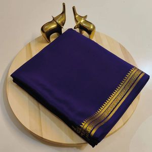 Chit Pallu Viskose-Seiden-Sari für Damen, 120g, leicht, schnelltrocknend, modern, für alle Jahreszeiten, Diwali, Freizeitkleidung, ethnische Mode - Product Image 5