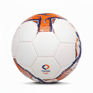 Ballon de football hybride en PU, taille 5, vente en gros OEM – Ballon de football thermocollé de qualité supérieure pour l'entraînement et les matchs – Avec logo de club personnalisé - Product Image 3