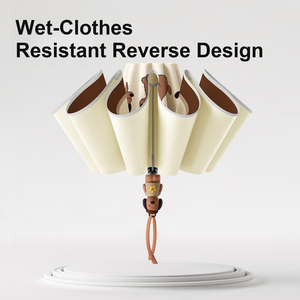 <span class=keywords><strong>Parapluie</strong></span> pliant personnalisé avec logo, poignée 3D en forme de chien, pointes arrondies réfléchissantes, idéal pour les enfants, l'école, les voyages, les boutiques et la vente <span class=keywords><strong>au</strong></span> détail. - Product Image 5