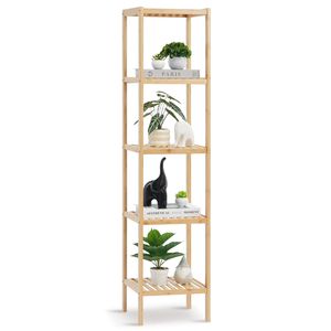 Scaffale da Bagno a 5 Ripiani in Ferro Autoportante per Organizzazione ed Esposizione - Product Image 1
