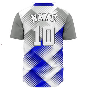 Maillot de softball/baseball personnalisé de haute qualité, imprimé par sublimation, avec logo brodé en twill, pour le softball. - Product Image 2