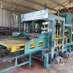 BLOCKTECH high production capacity QT8-15 fully automatic concrete hollow block making machinery