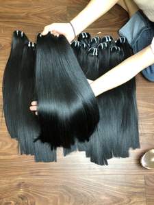 Extensiones de Cabello Humano Remy Vietnamita Virgen sin Procesar, con Cutícula Alineada, Liso Natural, con Cierre de Encaje y Cinta Adhesiva, de 6 a 32 Pulgadas, 100% Dropshipping - Product Image 6