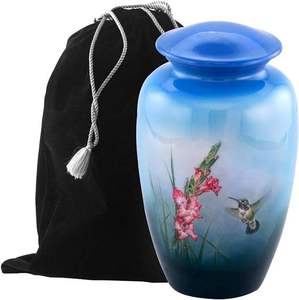 Urnas Metálicas con Diseño de Atardecer y Faro para Cenizas, Urnas Conmemorativas Costeras para el Hogar - Product Image 6