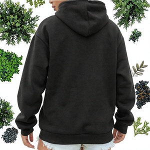 เสื้อฮู้ดดี้โอเวอร์ไซส์แบบหนา ผ้าฟลีซเนื้อหนัก บุผ้าโพลีเอสเตอร์/คอตตอน ระบายอากาศได้ดี เป็นมิตรกับสิ่งแวดล้อม  แบบยูนิเซ็กซ์  ปักลายได้ตามสั่ง  ไม่มีลายพิมพ์ - Product Image 2
