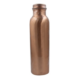 Pure <b>Copper</b> <b>Drinking</b> <b>Bottle</b> Smooth Finish Wellness Water <b>Bottle</b> for Home Office Travel and Gifting Use - Product Image 2
