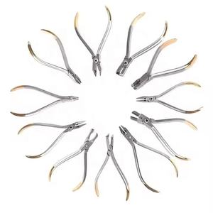 คีมสแตนเลสสำหรับช่างทันตกรรมสำหรับการจัดฟันการตัดปลายลวดโค้งงอที่ดีกำจัดการดูแลช่องปากพร้อมฉลากส่วนตัว - Product Image 1