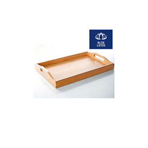 Plateau en bambou écologique le plus vendu, sûr et propre, à base de plantes pures, idéal pour la présentation du petit-déjeuner et le service du café, prix direct - Product Image 1