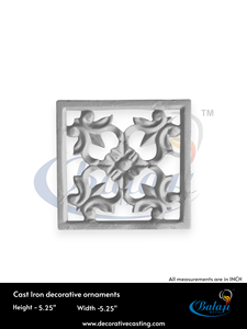 Balaji Metals BM-272 Piezas de hierro fundido industrial de alta resistencia para puertas de jardín, fundición por moldeo en arena con acabado de granallado superior - Product Image 3