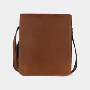 Bolso Bandolera de Cuero Genuino para Hombre, Ecológico y de Alta Calidad, con Forro de Poliéster - Product Image 6