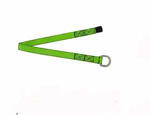 Eslinga Plana de Poliéster Verde con Anillas de Acero para Elevación y Manipulación de Materiales en Grúas - Product Image 1