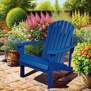 Modern Durable Wood <b>Foldable</b> <b>Outdoor</b> Lounge Chair for Garden Set Farmhouse Hotel & Office Use - Product Image 2