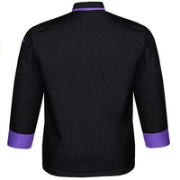 Veste de Chef de Cuisine Professionnelle à Manches Longues, Uniforme de Restauration, Vêtement de Travail Personnalisable avec Logo et Marque Privée, Vente en Gros Direct Usine