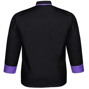 Uniforme de Chef para Restaurante, Chaqueta de Cocina de Manga Larga, Logotipo Personalizado, Marca Privada, Ropa de Trabajo para Catering, Venta Directa de Fábrica al Por Mayor - Product Image 4