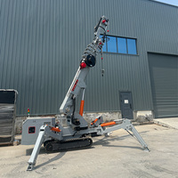Grue araignée diesel CE EPA EURO 5, grue de levage portable, machine de levage sur chenilles de 3 tonnes