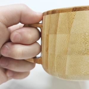 Natural <b>Bamboo</b> <b>Cup</b> with Handle Handmade Eco-Friendly Asian Zen Design 170ml Mug for Tea/<b>Coffee</b> Use in Home Restaurant Kitchen - Product Image 3