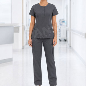 Hot Selling Nurse <b>Scrub</b> Uniform Soft Lightweight New Arrival Nurse Uniform For Everyday Medical <b>Work</b> - Product Image 3