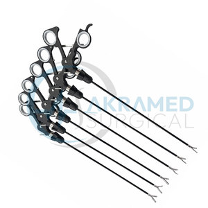 High Quality 6 Pcs <b>Laparoscopic</b> Grasper Set 5mm x 330mm Reusable Stainless Steel Laparoscopy Surgery <b>Instruments</b> - Product Image 4