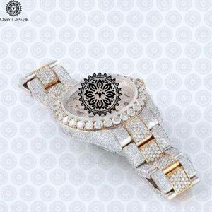 Reloj Charm Jewells de Lujo de Acero Inoxidable, Caja de 40 mm, Correa de Acero Inoxidable, Esfera Analógica, Movimiento Mecánico Automático, Moda Masculina - Product Image 4