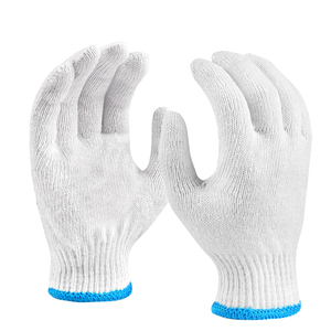 Guantes Industriales de Algodón con Forro de Poliéster Blanco, Color Personalizado, Lavables, Multifuncionales y Resistentes a Cortes - Product Image 1