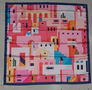 Silk Satin <b>Square</b> <b>Scarf</b>-Lightweight & Anti-Bacterial for Daily Life - Product Image 5