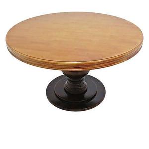 Soporte redondo de madera para tartas, pedestal de madera de mango, servidor de postres hecho a mano, exhibidor de postres para bodas, fiestas, hogar, artesanal de madera. - Product Image 3
