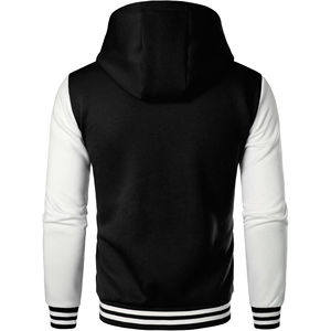 Chaqueta de Béisbol Varsity de Lona Transpirable para Hombre, 100% Lana de Alta Calidad, Personalizada, con Cuello en V y Decoración de Cristal en la Parte Delantera, Estilo Casual - Product Image 3