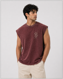 Débardeur tricoté en polyester respirant et écologique pour homme, style hip-hop, tendance, pas cher, vente en gros, neuf, été - Product Image 3