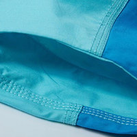 Shorts de Baño Personalizados para Hombre, Secado Rápido, Diseño de Bloques de Color Azul, Fabricación Directa de Sialkot, Ropa de Playa de Alta Calidad