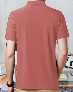 Camiseta Polo de Manga Corta para Hombre, Corte Ajustado, Cómoda y Transpirable, Cuello Camisero / Camiseta Polo Lisa Personalizada a Precio de Fábrica - Product Image 4