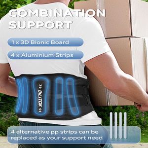 Cintura di Supporto Lombare Antiscivolo per Uomini e Donne - Sollievo dal Dolore alla Parte Bassa della Schiena, Supporto Regolabile per Sciatica e Scoliosi - Product Image 4