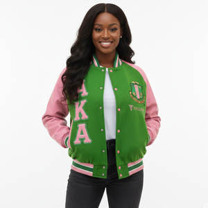 Chaqueta OES, también conocida como Chaqueta Universitaria para Damas, Chaqueta Masónica, Chaqueta Universitaria con Logotipo de Grupo Personalizado, con Cualquier Logotipo Personalizado - Product Image 5