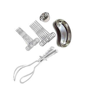 Instruments chirurgicaux orthopédiques de base pour laparotomie, manuel, ensemble de 108 pièces, certifié CE par Surgiright - Product Image 1