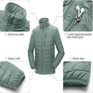 เสื้อแจ็คเก็ตพัฟเฟอร์หนา กันน้ำ กันลม มีฮู้ด สำหรับฤดูหนาว แบบ unisex - Product Image 6