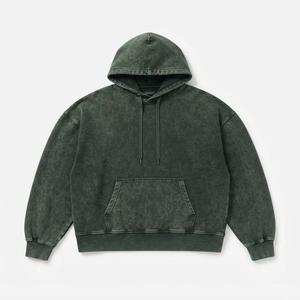 Sweat-shirts confortables pour hommes, effet délavé, coupe ample, emballage personnalisé, prix compétitif et usage quotidien - Product Image 6
