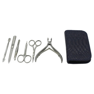 Nail Grooming Kit with PU Leather Storage Case Professional Nail Clipper Set Manicure <b>Pedicure</b> <b>Tools</b> Kit for Personal Care - Product Image 6