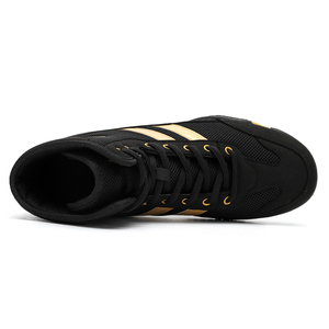 Chaussures de boxe et de kickboxing pour femmes, élégantes et légères, chaussures de sport pour hommes, chaussures de boxe professionnelles d'élite, championnat du monde - Product Image 2