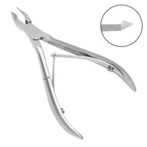 Coupe-ongles incurvé en acier inoxydable sur mesure, coupe-cuticules - Product Image 5