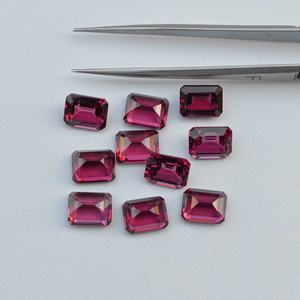 Gema suelta de granate magenta natural de Malawi, calidad AAA, 9x11mm, corte octogonal, granate púrpura rosado, precio directo de fábrica al por mayor - Product Image 3