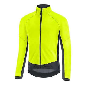 Hauts <span class=keywords><strong>de</strong></span> cyclisme pour femmes personnalisés avec logo sublimé, manches longues, fermeture éclair avant, coupe-vent, écologiques, 100% polyester, logo personnalisé - Product Image 6