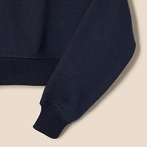 Sudadera Corta para Mujer, Estilo Informal, Holgada, de Color Liso, Tallas Grandes, la Más Moderna - Product Image 4