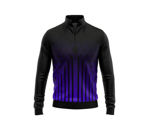 Lightweight Sublimated Quarter Zip Team <b>Jacket</b> <b>Men</b> Women Youth Sportswear Quick Dry Team <b>Pullover</b> - Product Image 2