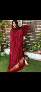 Pink Bandhani Dupatta Traditional Pattern <b>Shawl</b> Wrinkle Free Dupatta Perfect for Wear In Lehenga And Dress - Product Image 5