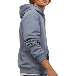 Sweat-shirt à capuche oversize en molleton de coton avec imprimé graphique, style streetwear, poche kangourou et poignets côtelés - Product Image 4