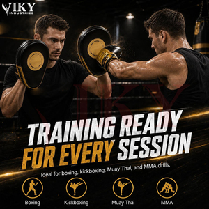 Guantes de Boxeo de Cuero PU Resistentes con Espuma Absorbente de Impactos para Entrenamiento de MMA, Muay Thai y Artes Marciales, Negros y Metálicos - Product Image 4